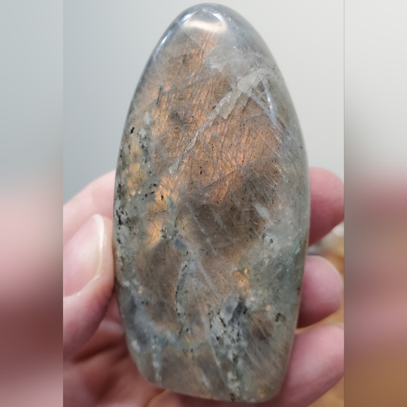 Labradorite Crystal Freeform, Two-Sided Flash - Picture 8 of 10